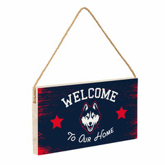University of Connecticut Wood Wall Sign, 6x11 - Collegiate Home