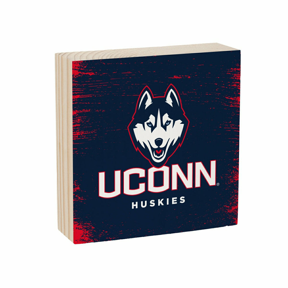 University of Connecticut Plock, Down Home Fans, 6x6 - Collegiate Home