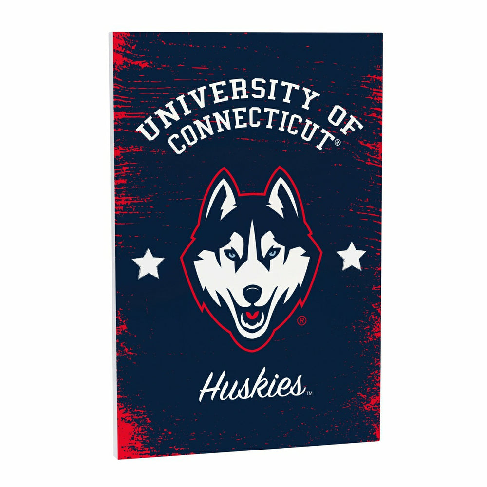 University of Connecticut Wood Wall Sign, 16x24 - Collegiate Home