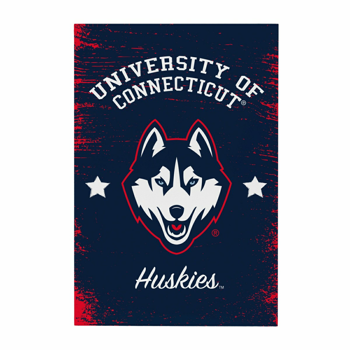 University of Connecticut Wood Wall Sign, 16x24 - Collegiate Home