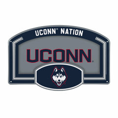 University of Connecticut USA Embossed Steel Wall Sign, 11" x 17" - Collegiate Home