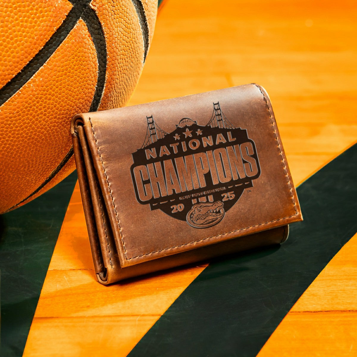 University of Florida, Mens NCAA Basketball Champions Wallet, Tri-fold - Collegiate Home