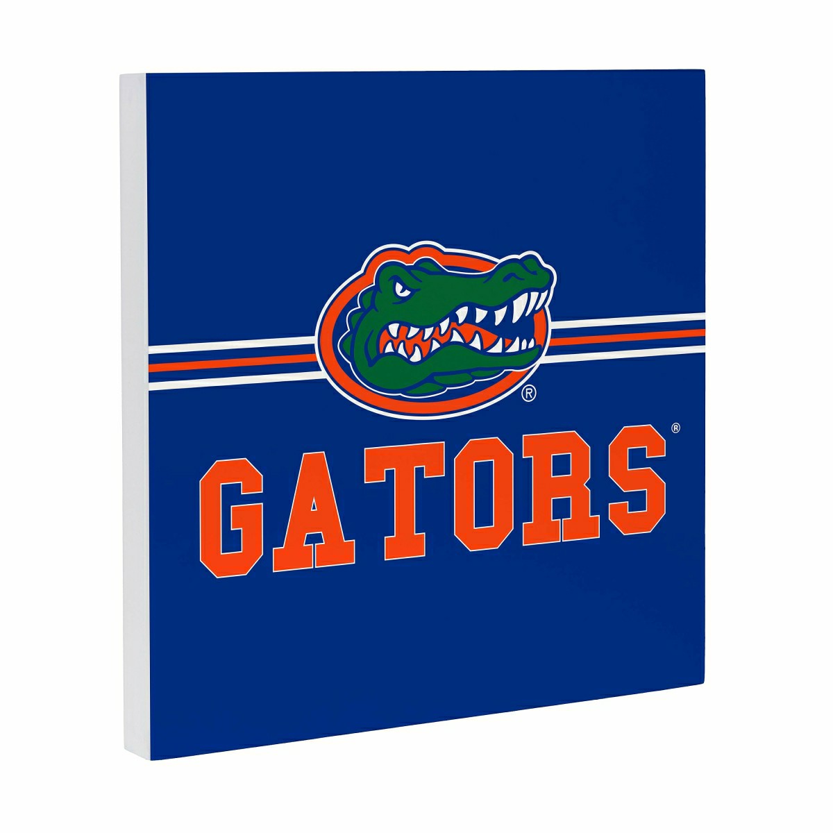 University of Florida Wood Wall Sign, 12x12 - Collegiate Home
