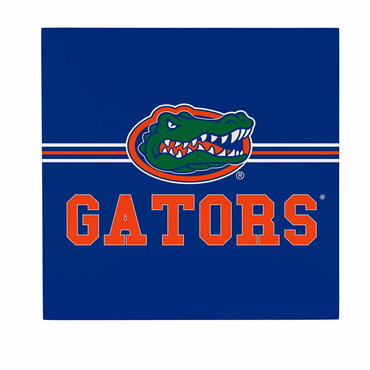 University of Florida Wood Wall Sign, 12x12 - Collegiate Home