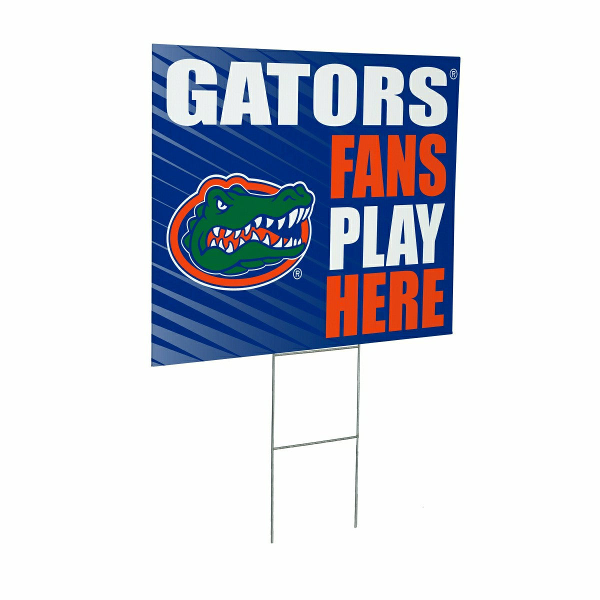 University of Florida Coroplast Yard Sign "Fans Play Here" - Collegiate Home