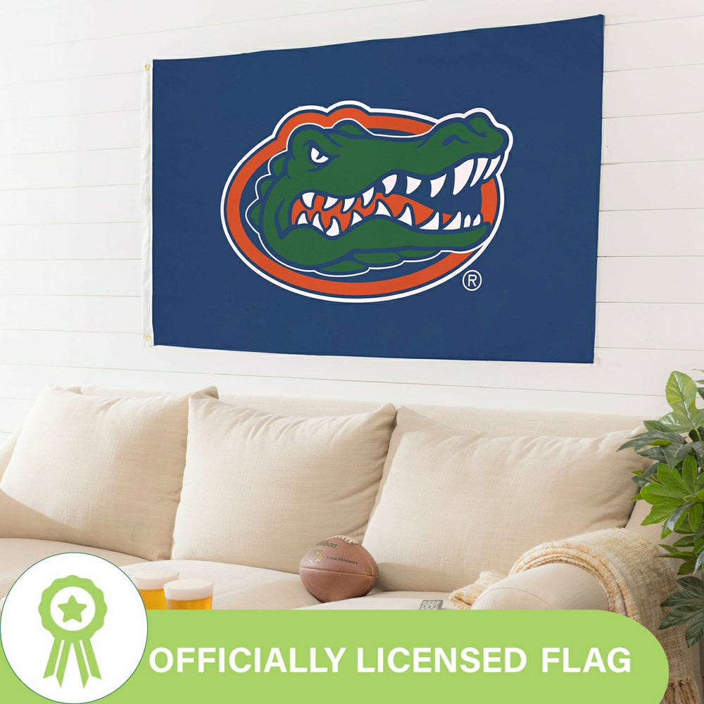 University of Florida Single Sided Flag w/ 2 Grommets, 3'x5' - Collegiate Home