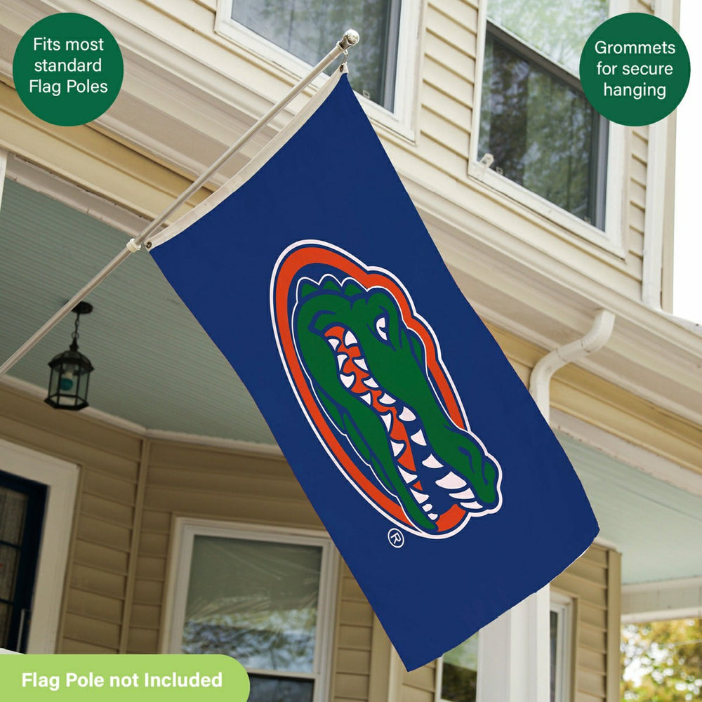 University of Florida Single Sided Flag w/ 2 Grommets, 3'x5' - Collegiate Home