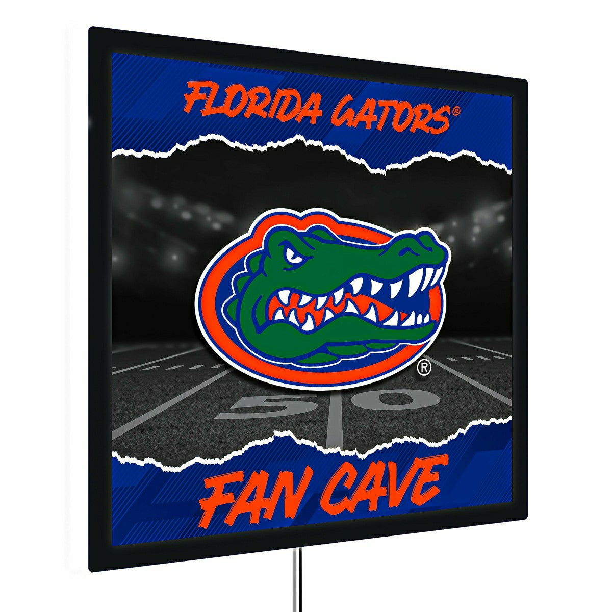 University of Florida 23"H x 23"L LED Wall Decor, Edgelite, Square - Collegiate Home