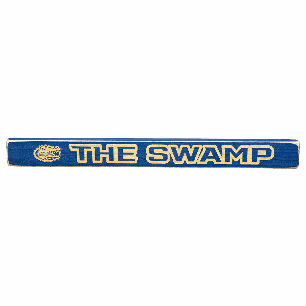 University of Florida Engraved Wood Sign, 1.5" x 18" - Collegiate Home