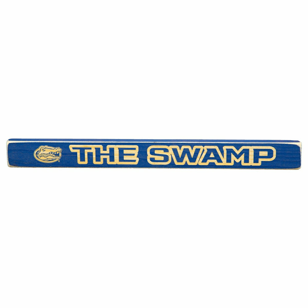 University of Florida Engraved Wood Sign, 1.5" x 18" - Collegiate Home