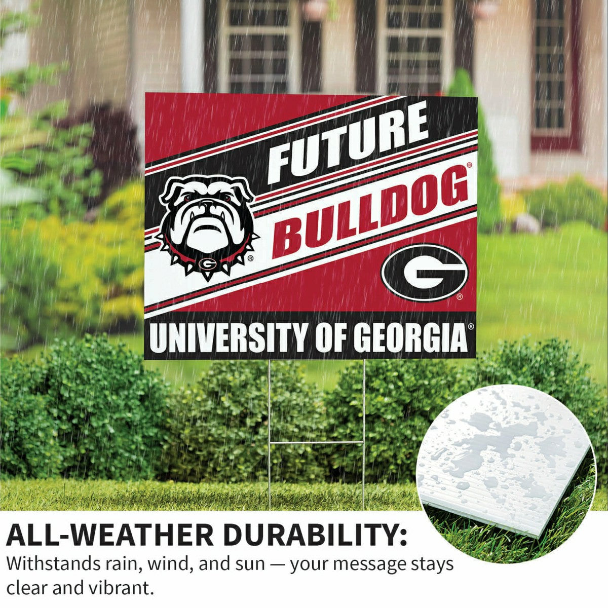 University of Georgia Coroplast Yard Sign, Future Student - Collegiate Home
