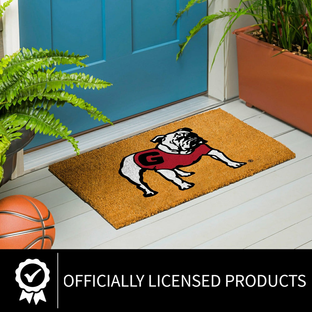 Coir Mat, 16"x28", University of Georgia, Alternate Bulldog Logo - Collegiate
