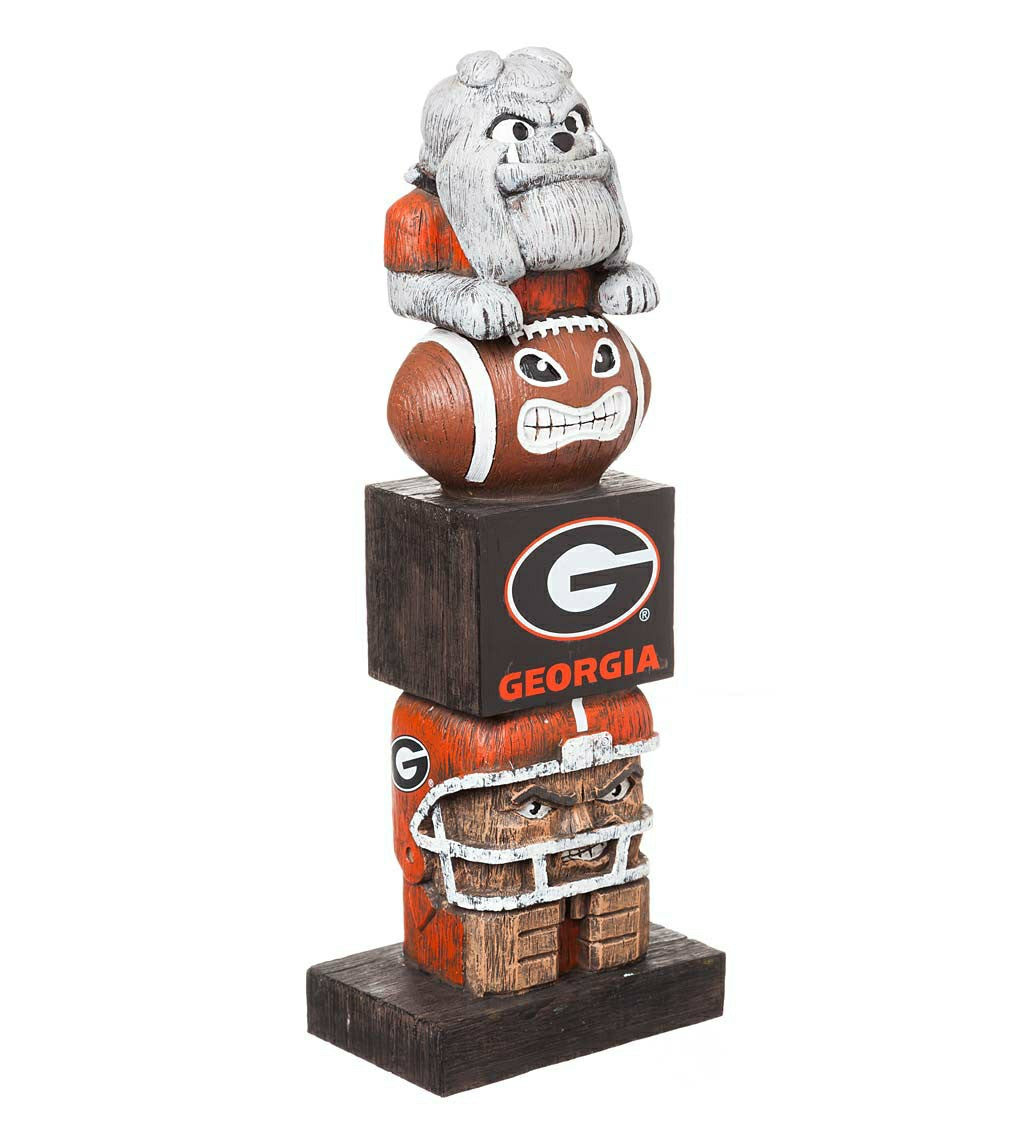 Georgia Bulldogs Tiki Team Totem Garden Statue - Collegiate Home