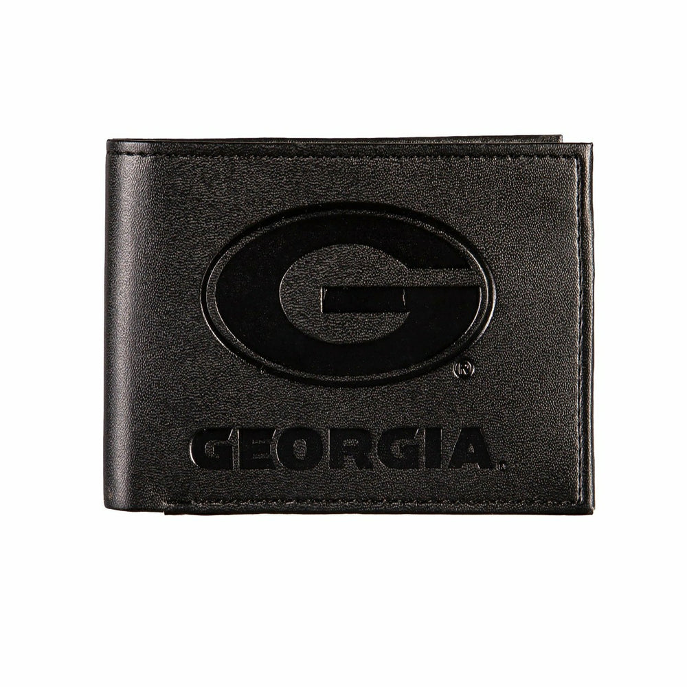 University of Georgia, Bi-Fold Wallet, Black - Collegiate Home