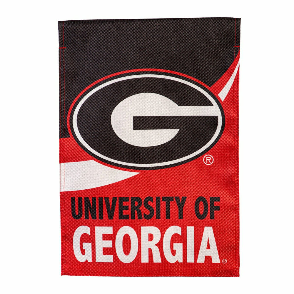 University of Georgia Burlap Flag GDN Size - Collegiate Home