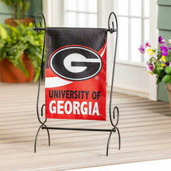 University of Georgia Burlap Flag GDN Size - Collegiate Home