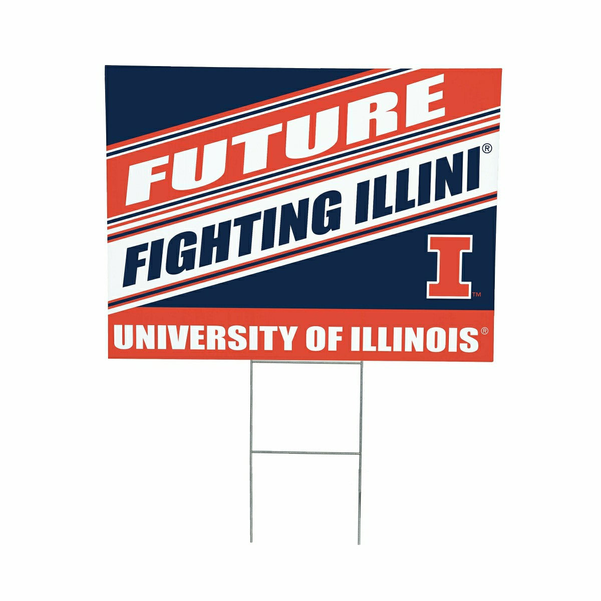 University of Illinois Coroplast Yard Sign, Future Student - Collegiate Home
