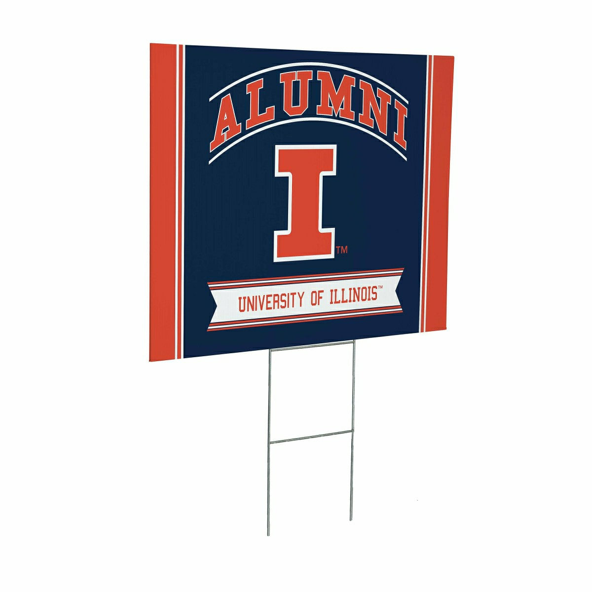 University of Illinois Coroplast Yard Sign Alumni - Collegiate Home