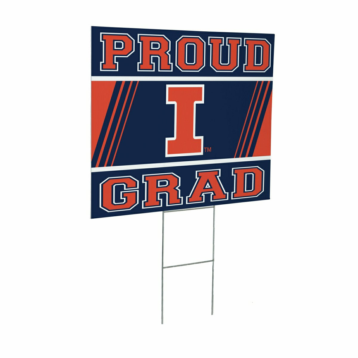 University of Illinois Coroplast Yard Sign Graduate - Collegiate Home