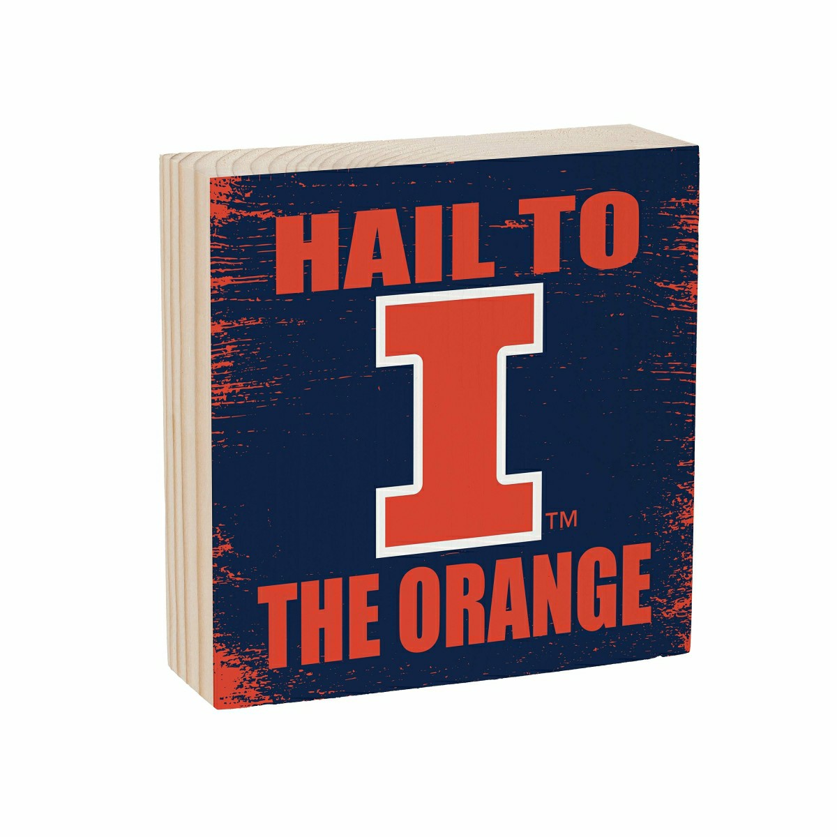 University of Illinois Plock, Down Home Fans, 6x6 - Collegiate Home