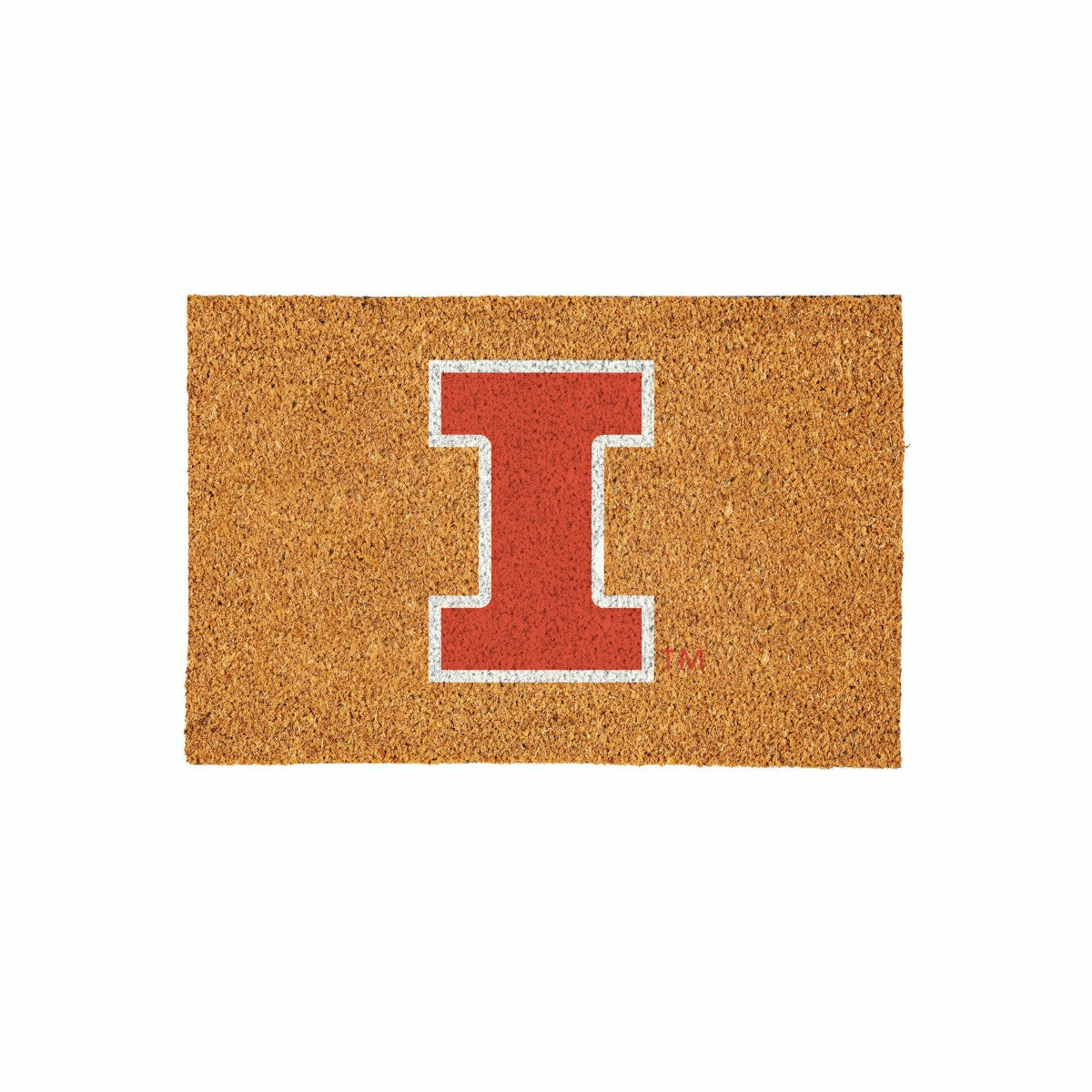 University of Illinois Large Full Color Coir Mat, 36"x24" - Collegiate