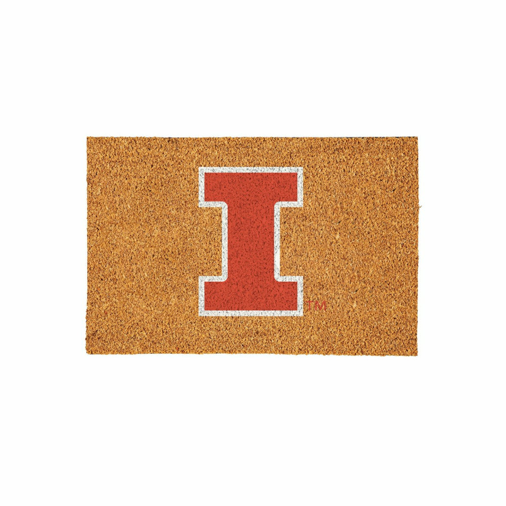 University of Illinois Large Full Color Coir Mat, 36"x24" - Collegiate
