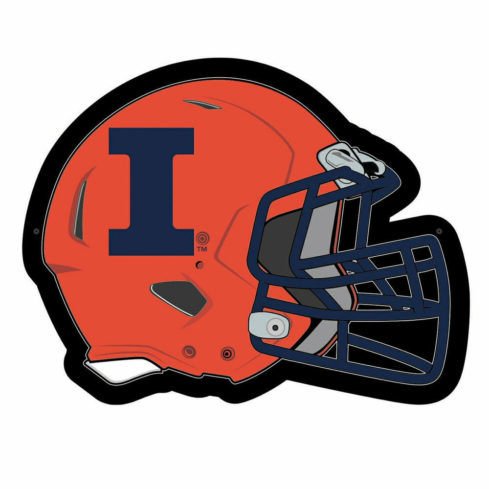 LED Wall Decor, Helmet, University of Illinois - Collegiate Home