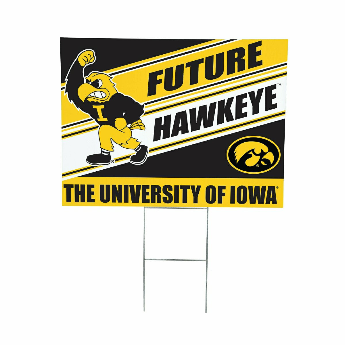 University of Iowa Coroplast Yard Sign, Future Student - Collegiate Home