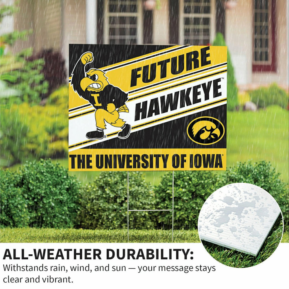 University of Iowa Coroplast Yard Sign, Future Student - Collegiate Home