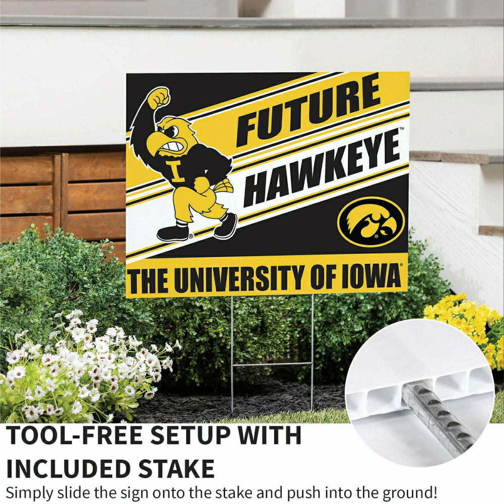 University of Iowa Coroplast Yard Sign, Future Student - Collegiate Home