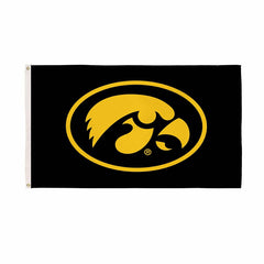 University of Iowa Single Sided Estate Flag with 2 Grommets, 3'x5' - Collegiate Home