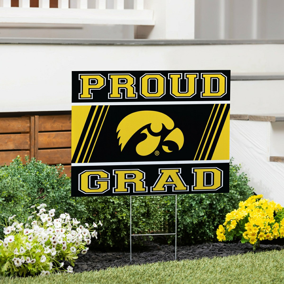 University of Iowa Coroplast Yard Sign Graduate - Collegiate Home