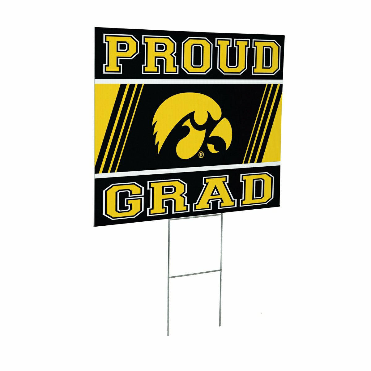 University of Iowa Coroplast Yard Sign Graduate - Collegiate Home