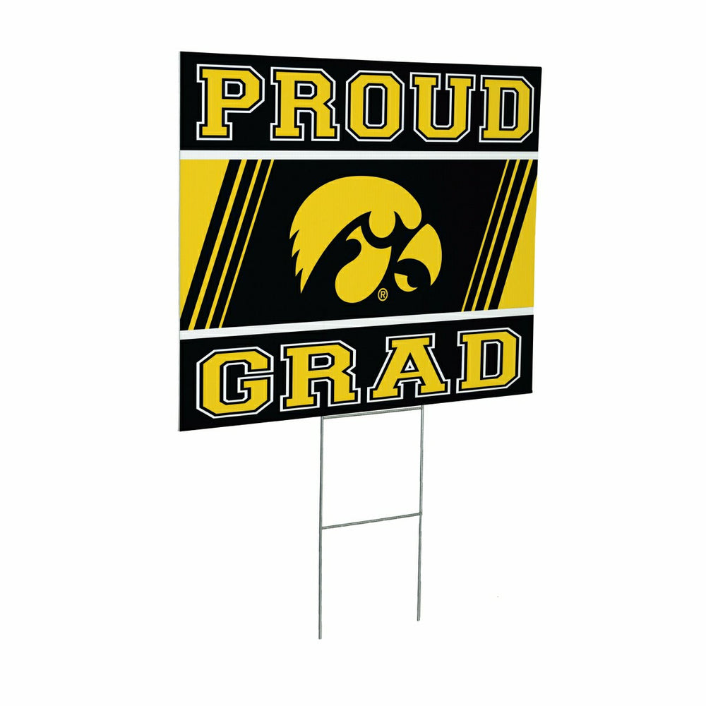 University of Iowa Coroplast Yard Sign Graduate - Collegiate Home