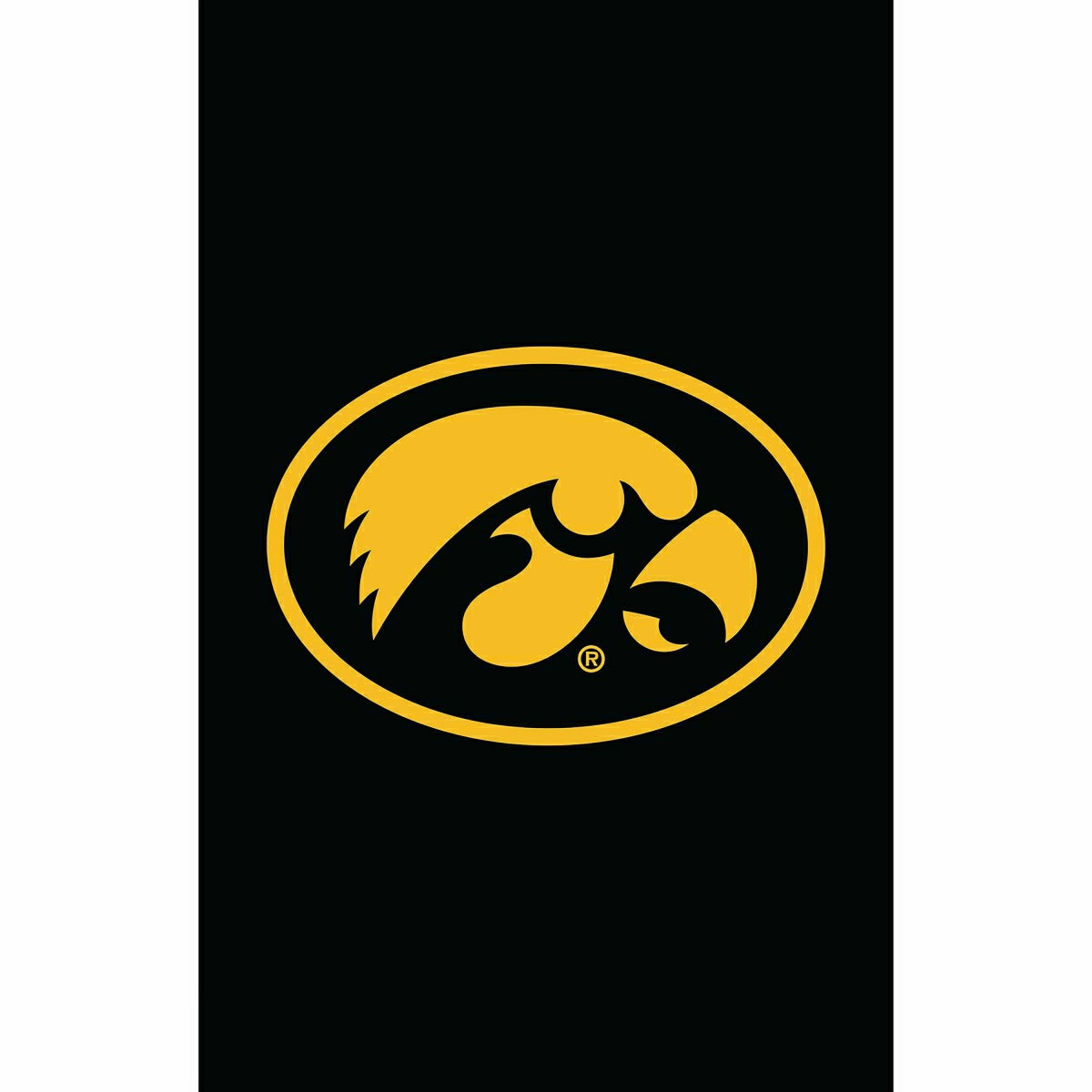 University of Iowa Applique Garden Flag - Collegiate Home
