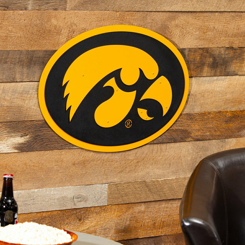 University of Iowa Premier Metal Wall Art - Collegiate Home