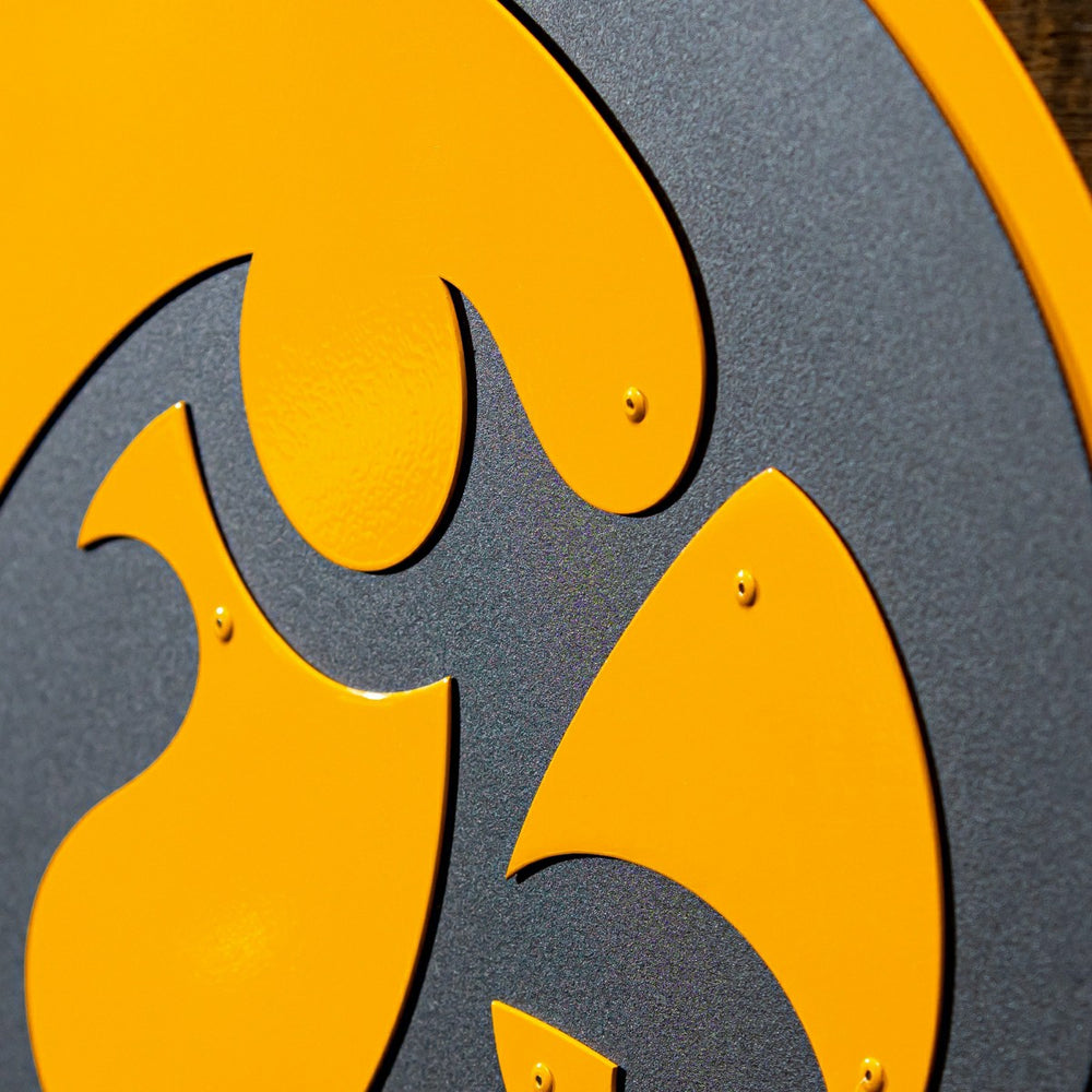 University of Iowa Premier Metal Wall Art - Collegiate Home