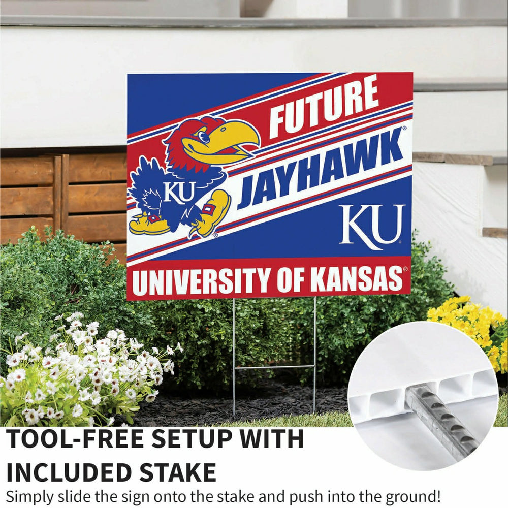 University of Kansas Coroplast Yard Sign, Future Student - Collegiate Home