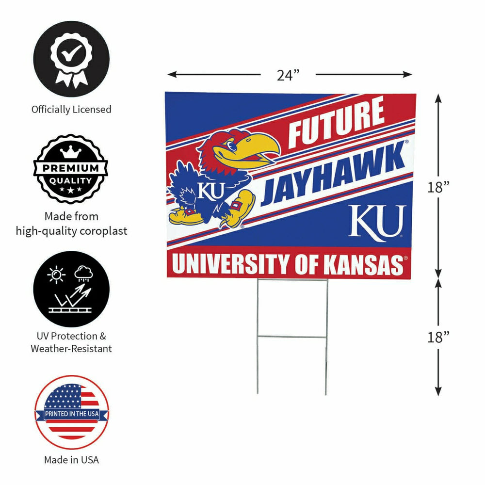 University of Kansas Coroplast Yard Sign, Future Student - Collegiate Home