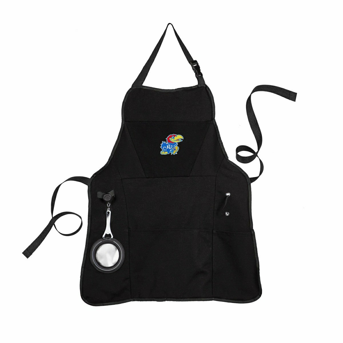 Grill Apron, Black, University of Kansas - Collegiate Home