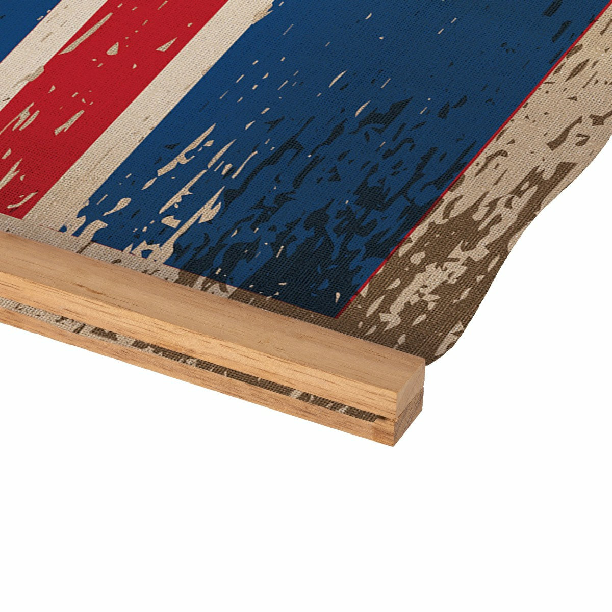 University of Kansas, Canvas Wall Tapestry, Large, 54x36 - Collegiate Home