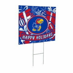 University of Kansas Yard Sign, Holiday - Collegiate Home
