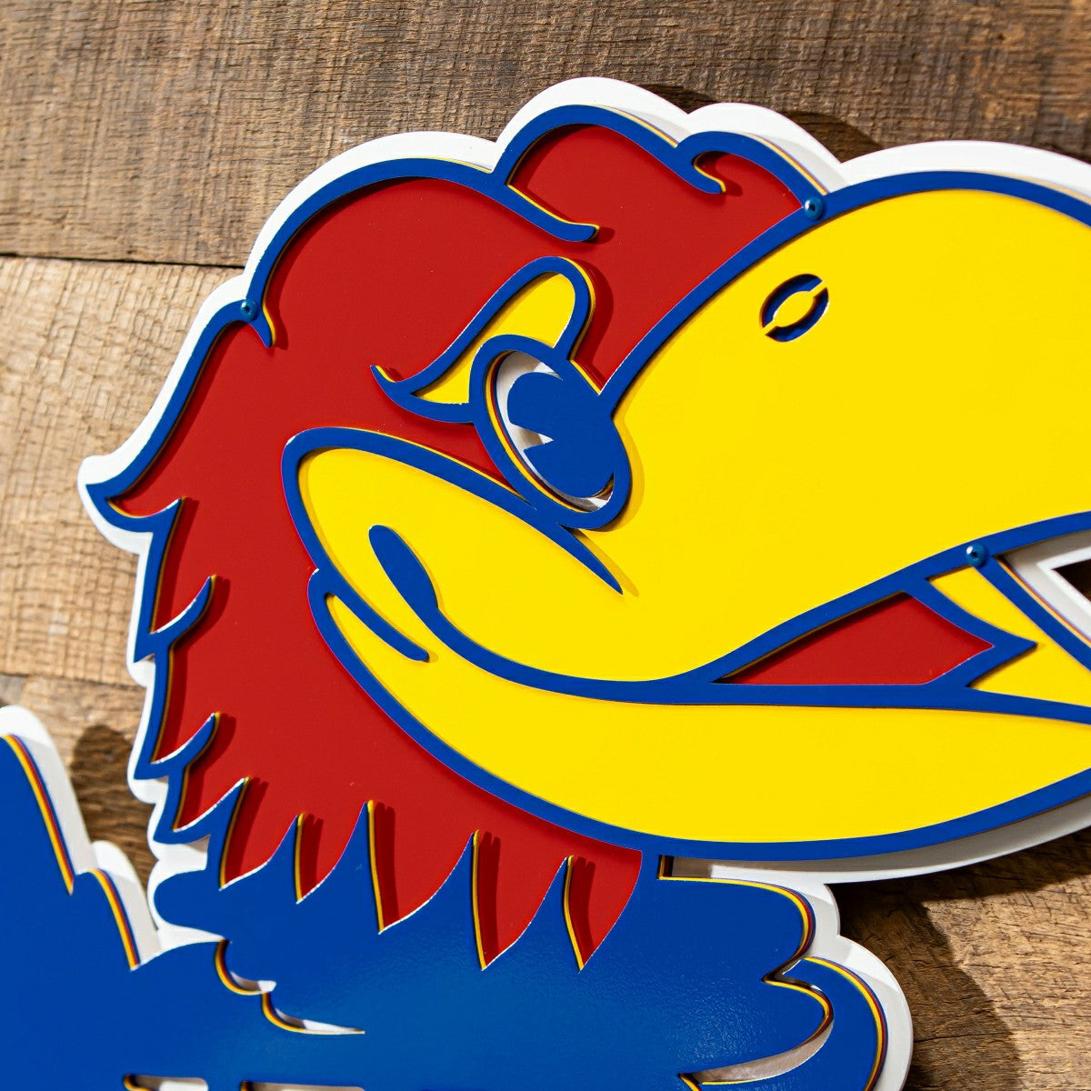 University of Kansas Premier Metal Wall Art - Collegiate Home