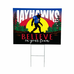 University of Kansas Yard Sign, Bigfoot - Collegiate Home