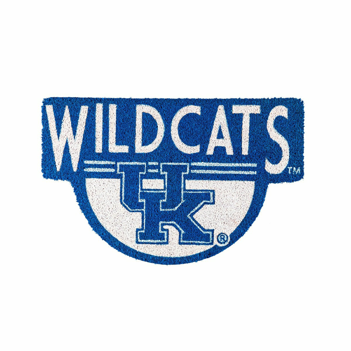 NCAA Team Shaped Coir Door Mat, Kentucky Wildcats - Collegiate