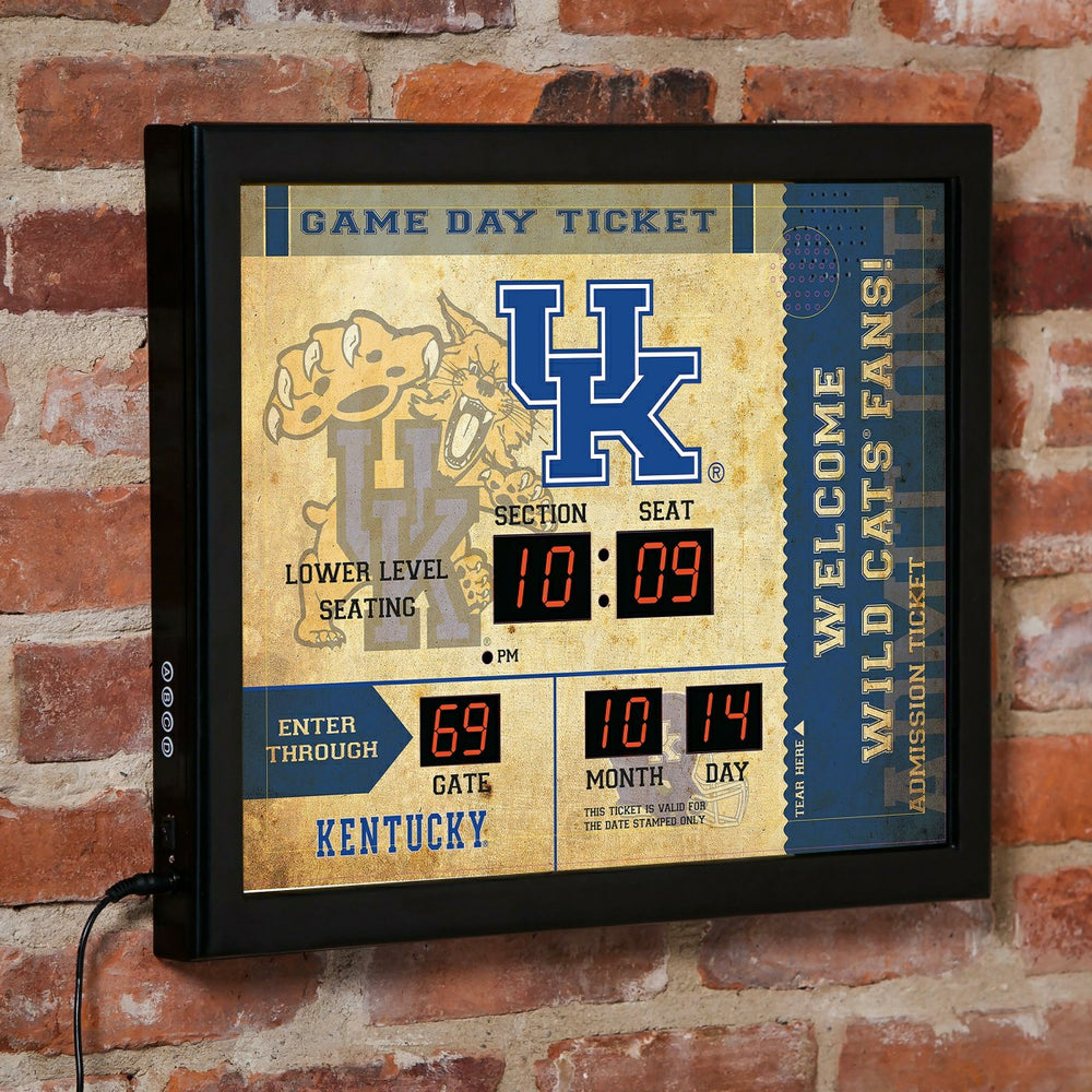 Scoreboard Wall Clock, Kentucky - Collegiate Home