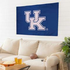 University of Kentucky Single Sided Estate Flag with 2 Grommets, 3'x5' - Collegiate Home