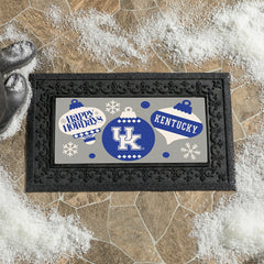 University of Kentucky Holiday Flocked Coir Sassafras Switch Mat, 22"x - Collegiate