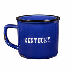 University of Kentucky Ceramic Camp Cup with Enamel Finish, 14oz - Collegiate Home
