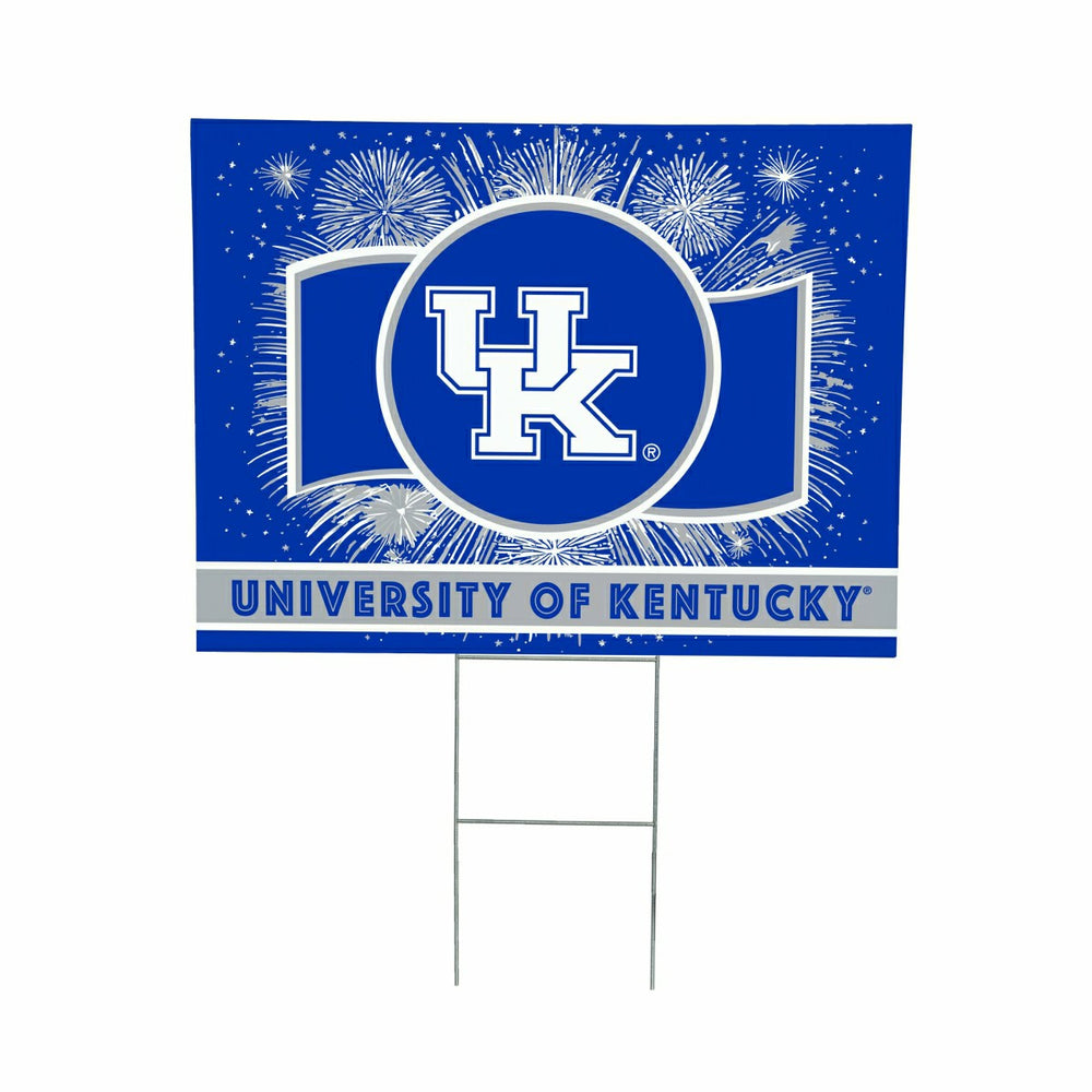 University of Kentucky Yard Sign, Patriotic - Collegiate Home